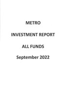 Investment Report - September 2022